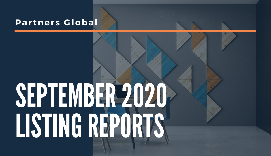 September Listing Reports
