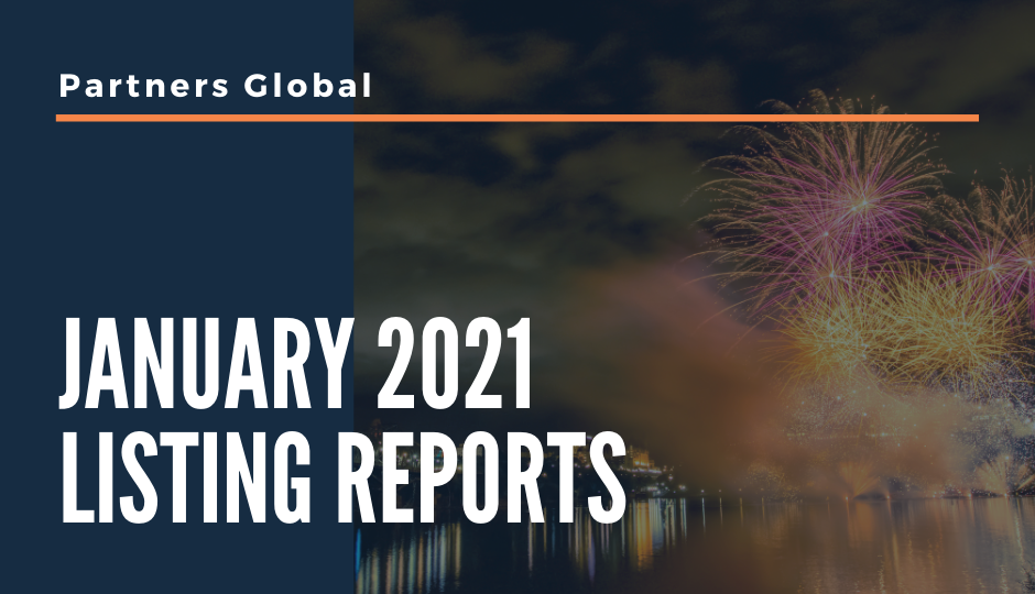 January 2021 Listing Report