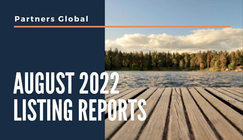 August 2022 - Listing Reports