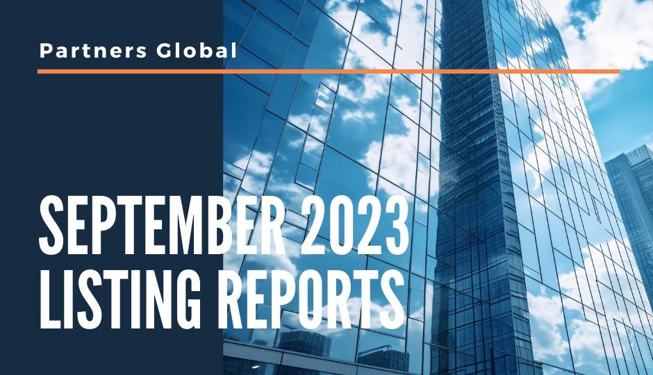 September 2023 - Listing Reports