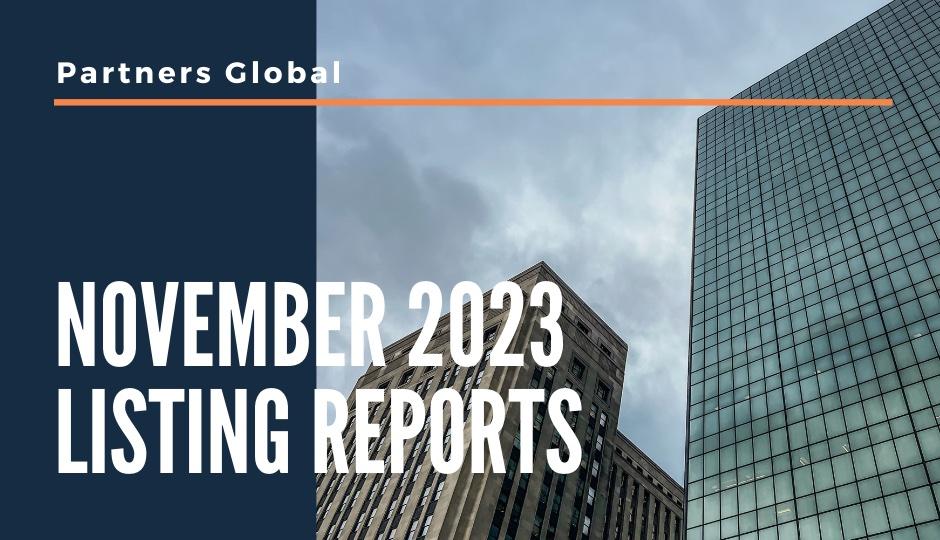 November 2023 - Listing Reports